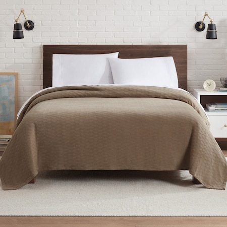 Monarch Brands Aston & Arden Tencel Blanket - King, Taupe P-BKT-TNC-KG-TP